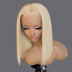 Short Straight Human Hair Wigs