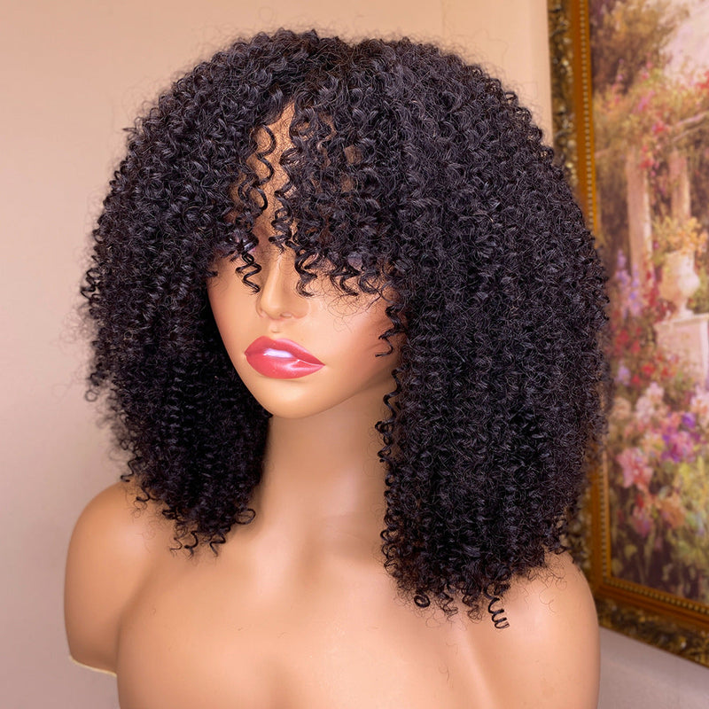 Kinky Curly Human Hair Wig - valoremehair