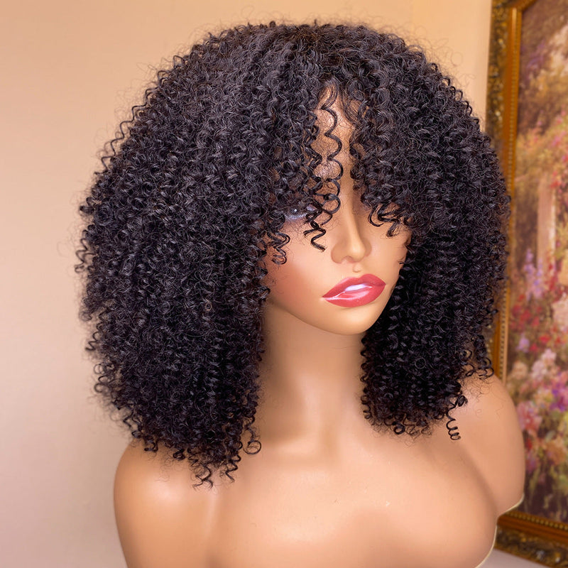 Kinky Curly Human Hair Wig - valoremehair