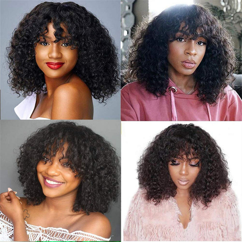 Kinky Curly Human Hair Wig - valoremehair