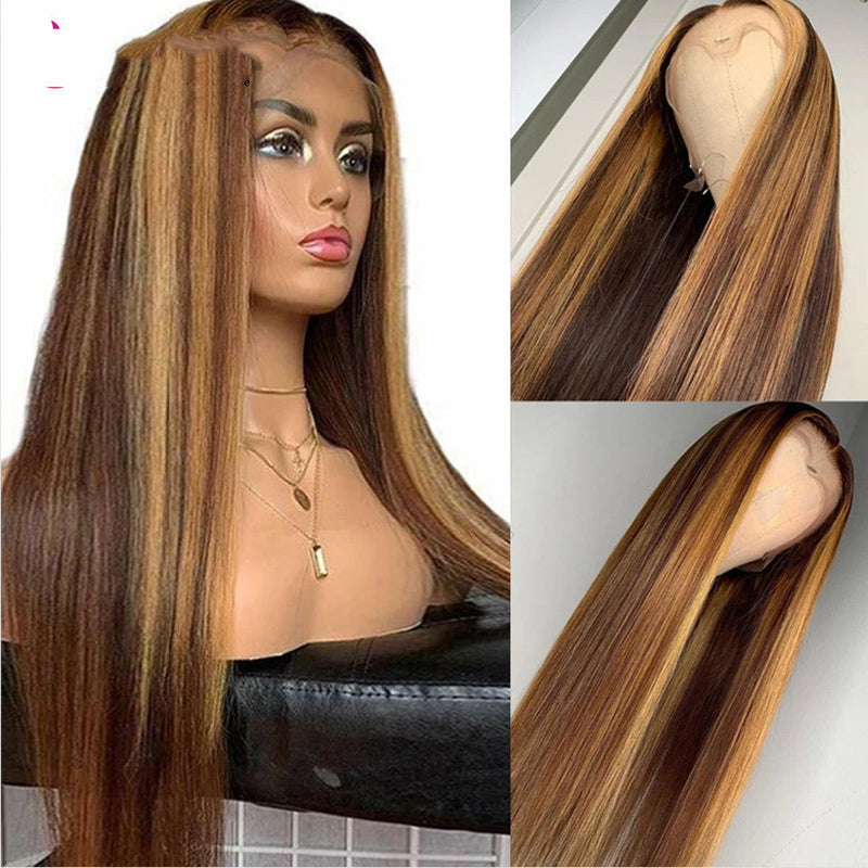 Colored Medium Length Straight Hair - valoremehair