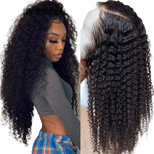 Curly Lace Front Human Hair Wigs - valoremehair