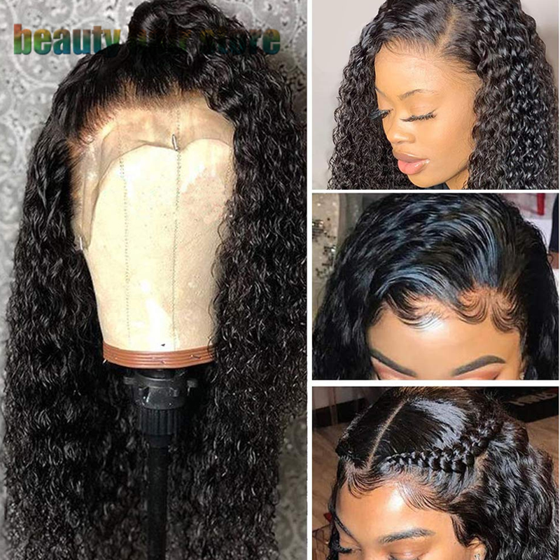 Curly Lace Front Human Hair Wigs - valoremehair